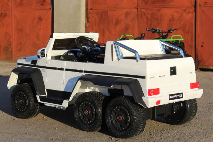 Masinuta electrica Mercedes G63 6x6 270W Premium  #ALB [7]