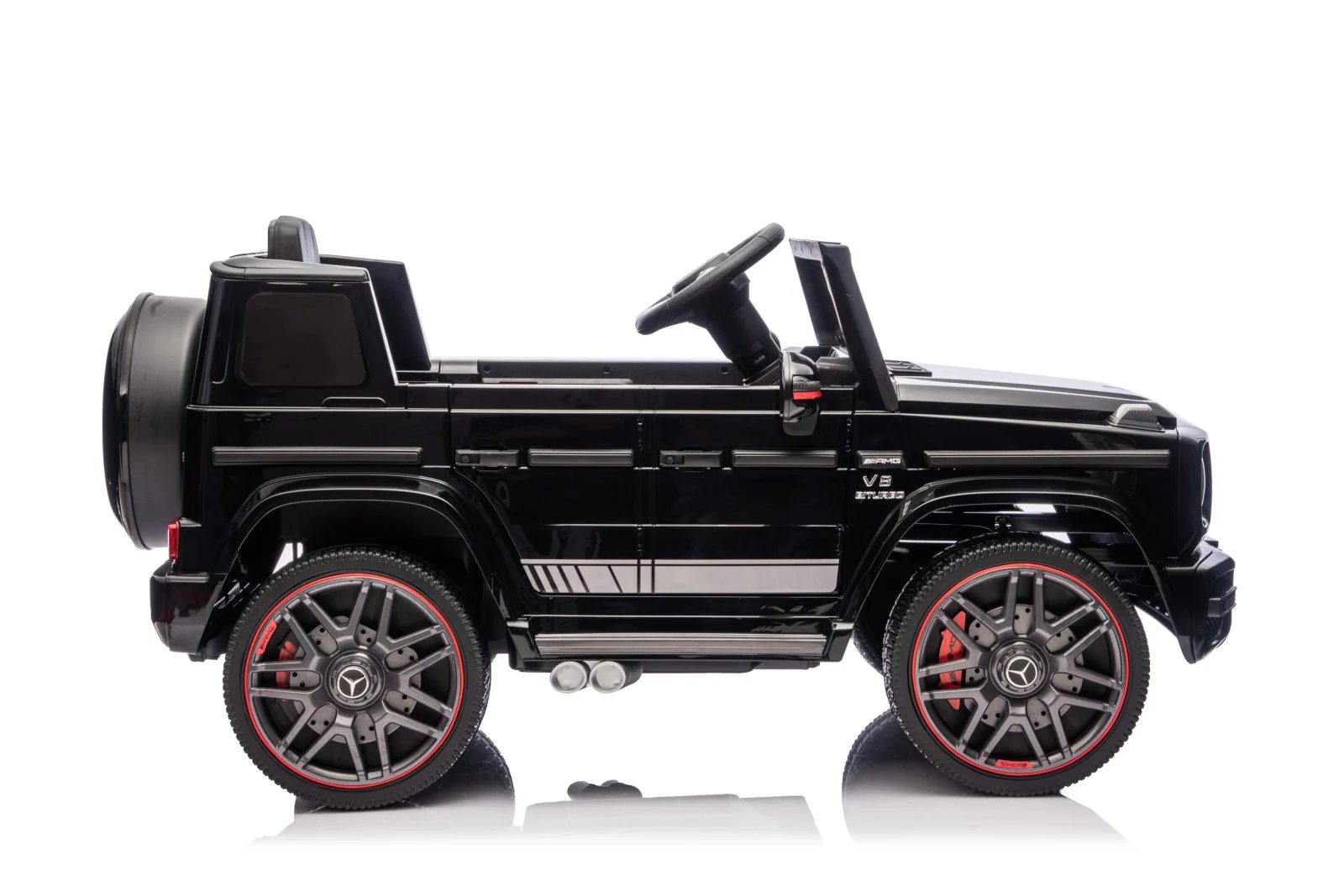 Mercedes G63 AMG 4x4 Electric Ride-On Car for Children, 120W, 12V, Premium Edition, black [3]