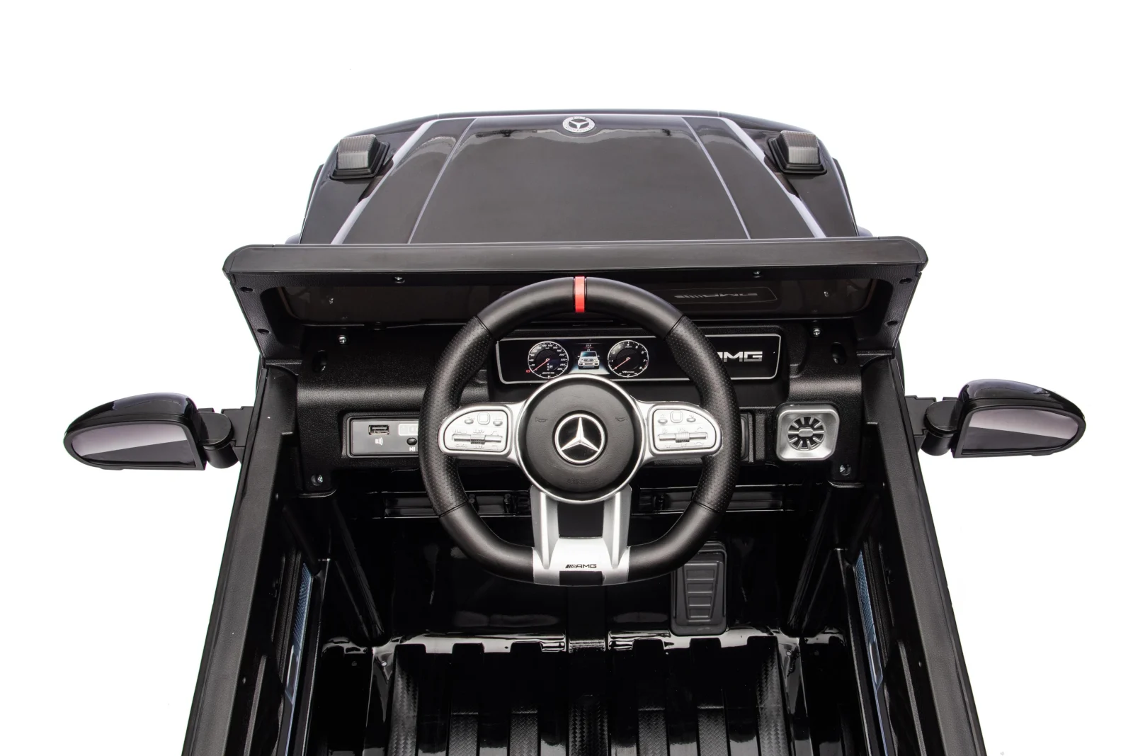 Mercedes G63 AMG 4x4 Electric Ride-On Car for Children, 120W, 12V, Premium Edition, black [6]