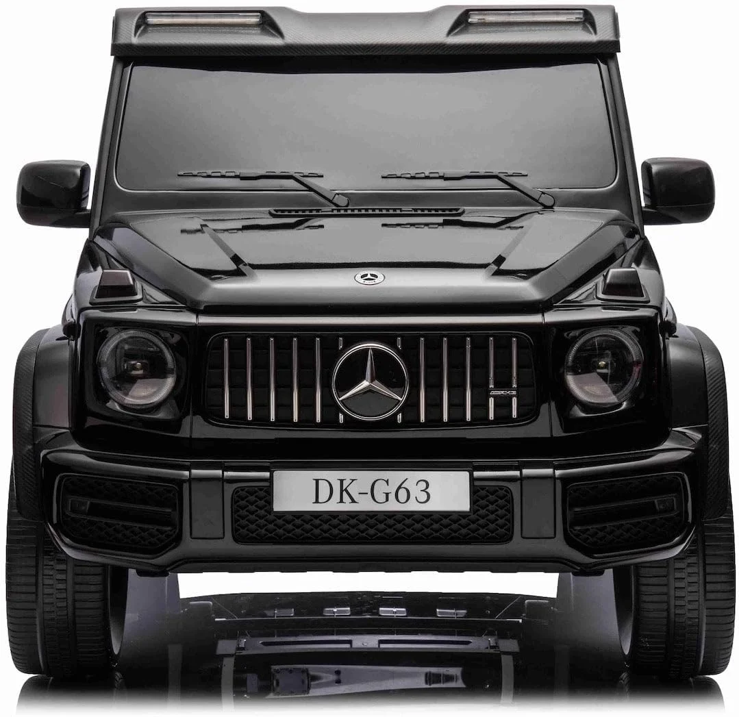 Masinuta electrica Mercedes G63, cu 2 locuri, 4x4, 800W, 24V 14Ah, MP4, neagra [2]