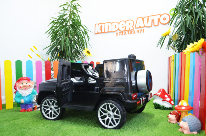 Kids electric ride-on car Mercedes G63 AMG, 60W 12V, premium, black [4]