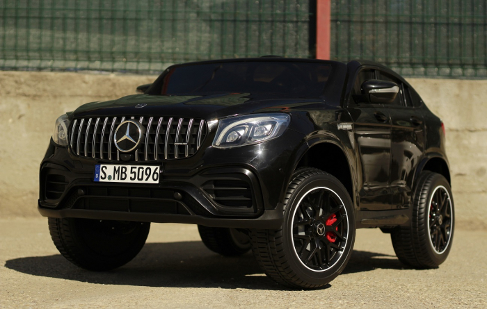 Masinuta electrica copii Mercedes GLC63s AMG, 12V, 4x4, 180W, premium, black [2]