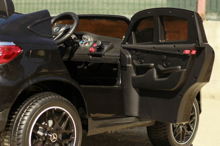 Masinuta electrica copii Mercedes GLC63s AMG, 12V, 4x4, 180W, premium, black [3]