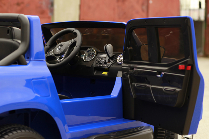 Masinuta electrica Mercedes X-Class 4x4 180W PREMIUM #Albastru [12]