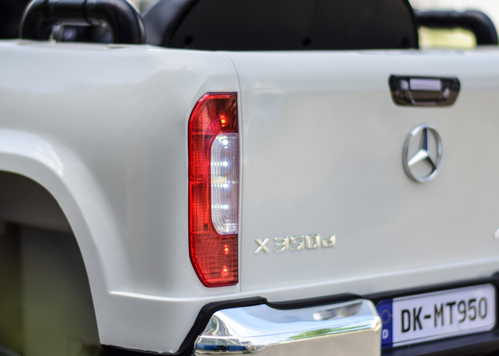 Licensed electric ride-on car Mercedes X-Class Monster Truck, 180W, 4x4, EVA wheels, white [23]