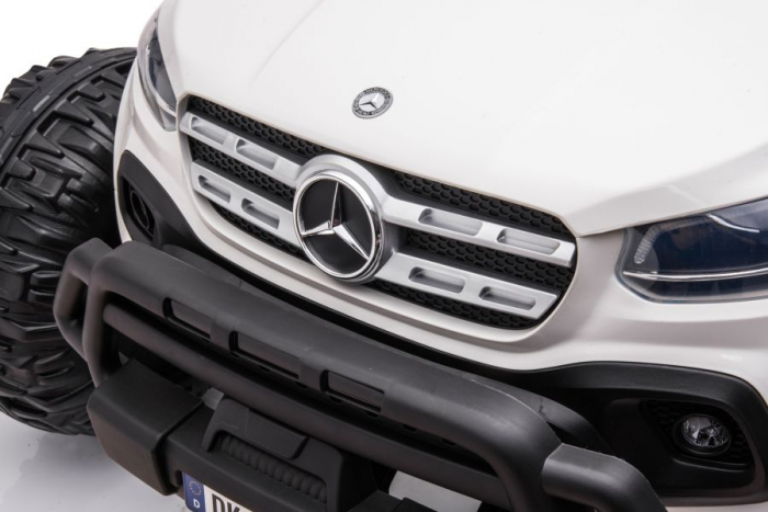Licensed electric ride-on car Mercedes X-Class Monster Truck, 180W, 4x4, EVA wheels, white [7]