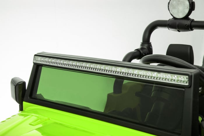Masinuta electrica Monster Truck SX1719, bacheta dubla, 2 locuri, 4x4, 180W, 12V, verde [8]