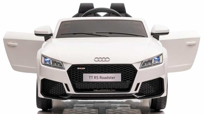 Licensed electric ride-on car Audi TTRS Roadster, 70W 12V, standard, white [4]
