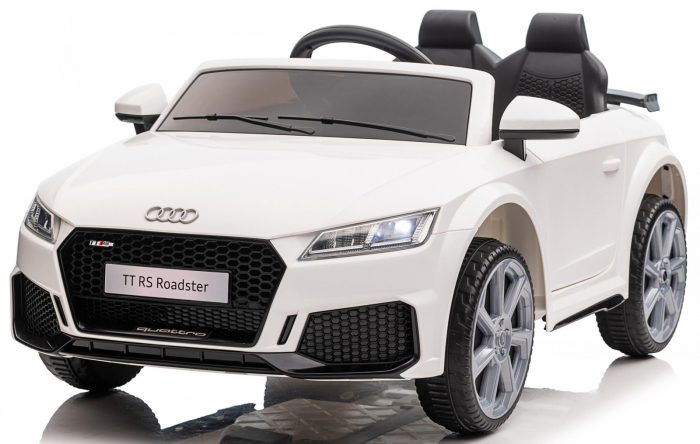 Licensed electric ride-on car Audi TTRS Roadster, 70W 12V, standard, white [2]