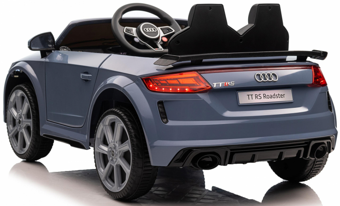 Masinuta electrica copii cu licenta Audi TTRS Roadster, 70W 12V, echipare standard, albastru [4]