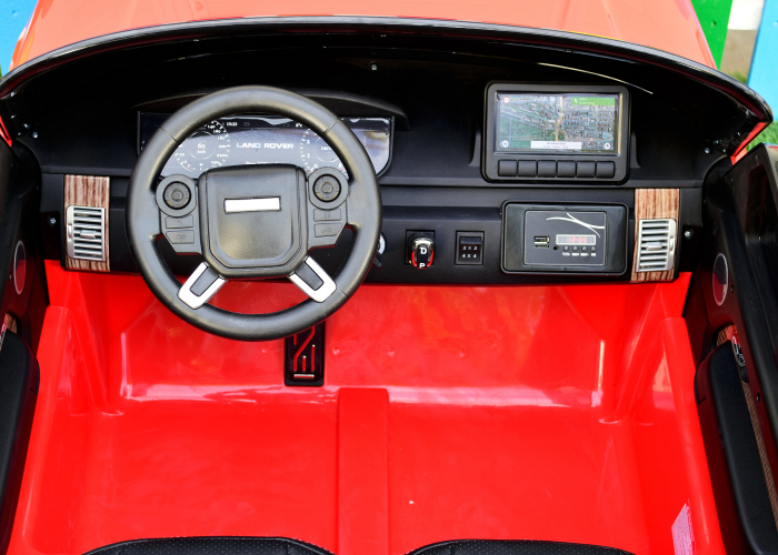 Licensed ride-on car Range Rover Vogue HSE, 2 seats, 4x4 180W, EVA wheels, red [12]