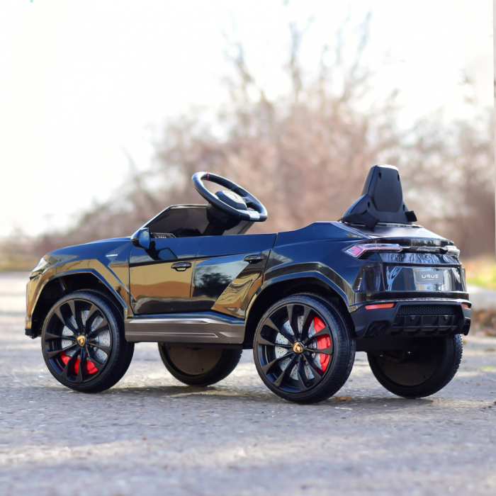 Masinuta electrica pentru copii 2-5 ani, Lamborghini Urus, 70W, 12V-7Ah, neagra [7]