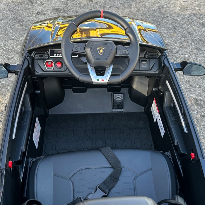 Masinuta electrica pentru copii 2-5 ani, Lamborghini Urus, 70W, 12V-7Ah, neagra [14]