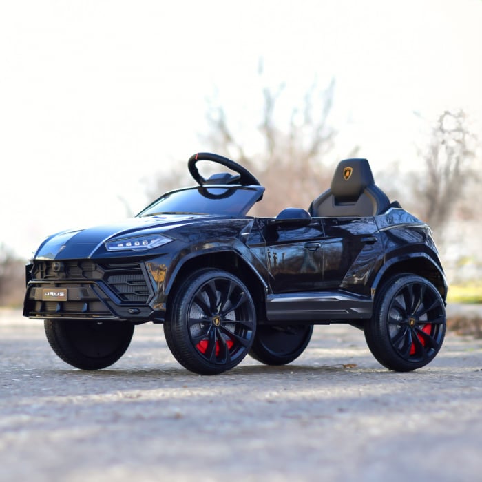 Masinuta electrica pentru copii 2-5 ani, Lamborghini Urus, 70W, 12V-7Ah, neagra [4]