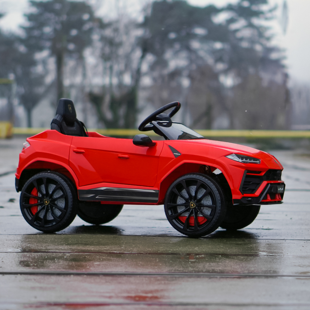 Masinuta electrica pentru copii 2-5 ani, Lamborghini Urus, 70W, 12V-7Ah, rosie [10]