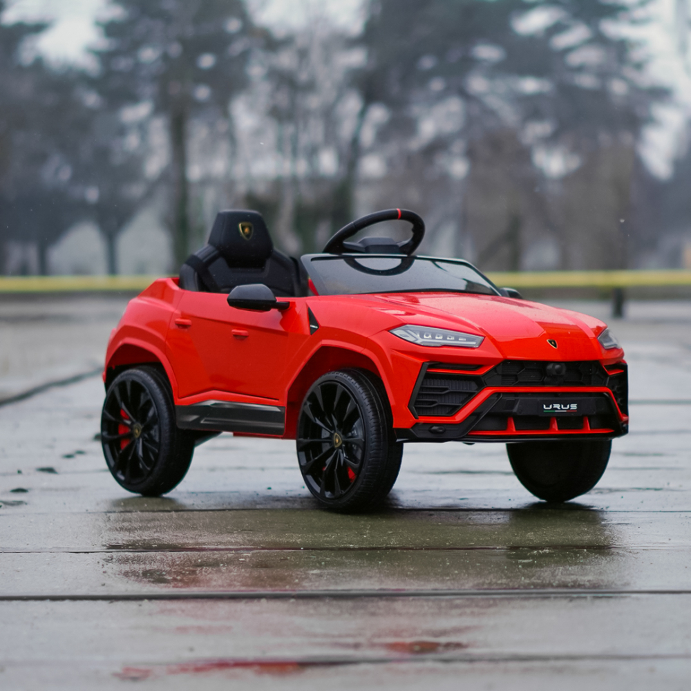 Masinuta electrica pentru copii 2-5 ani, Lamborghini Urus, 70W, 12V-7Ah, rosie [11]