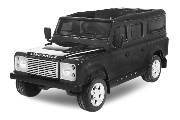 Masinuta electrica pentru copii 3-8 ani Land Rover Defender 90W 12V #Negru [1]