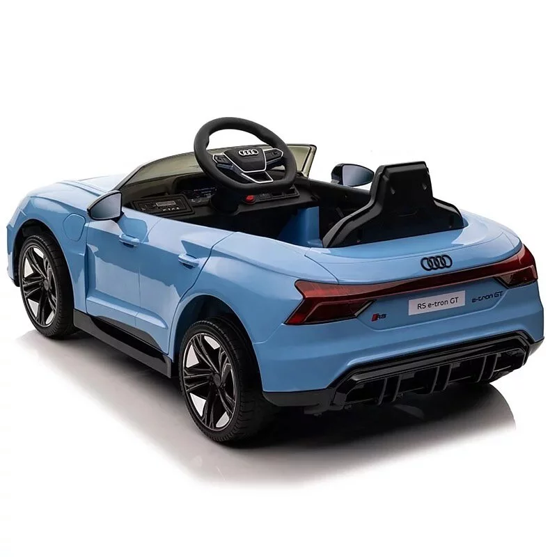 Licensed ride-on car for children Audi E-tron GT 60W 12V, blue [8]