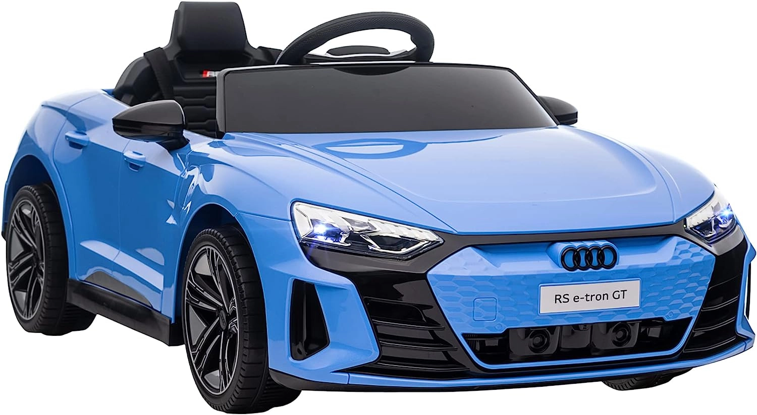 Licensed ride-on car for children Audi E-tron GT 60W 12V, blue [9]