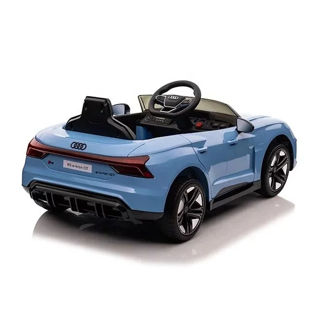Licensed ride-on car for children Audi E-tron GT 60W 12V, blue [10]