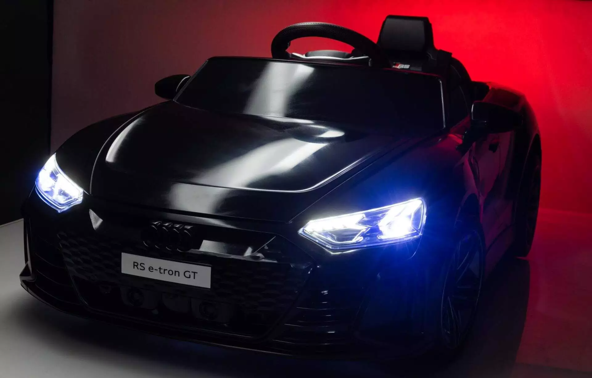 Licensed ride-on car for children Audi E-tron GT 60W 12V, black [13]