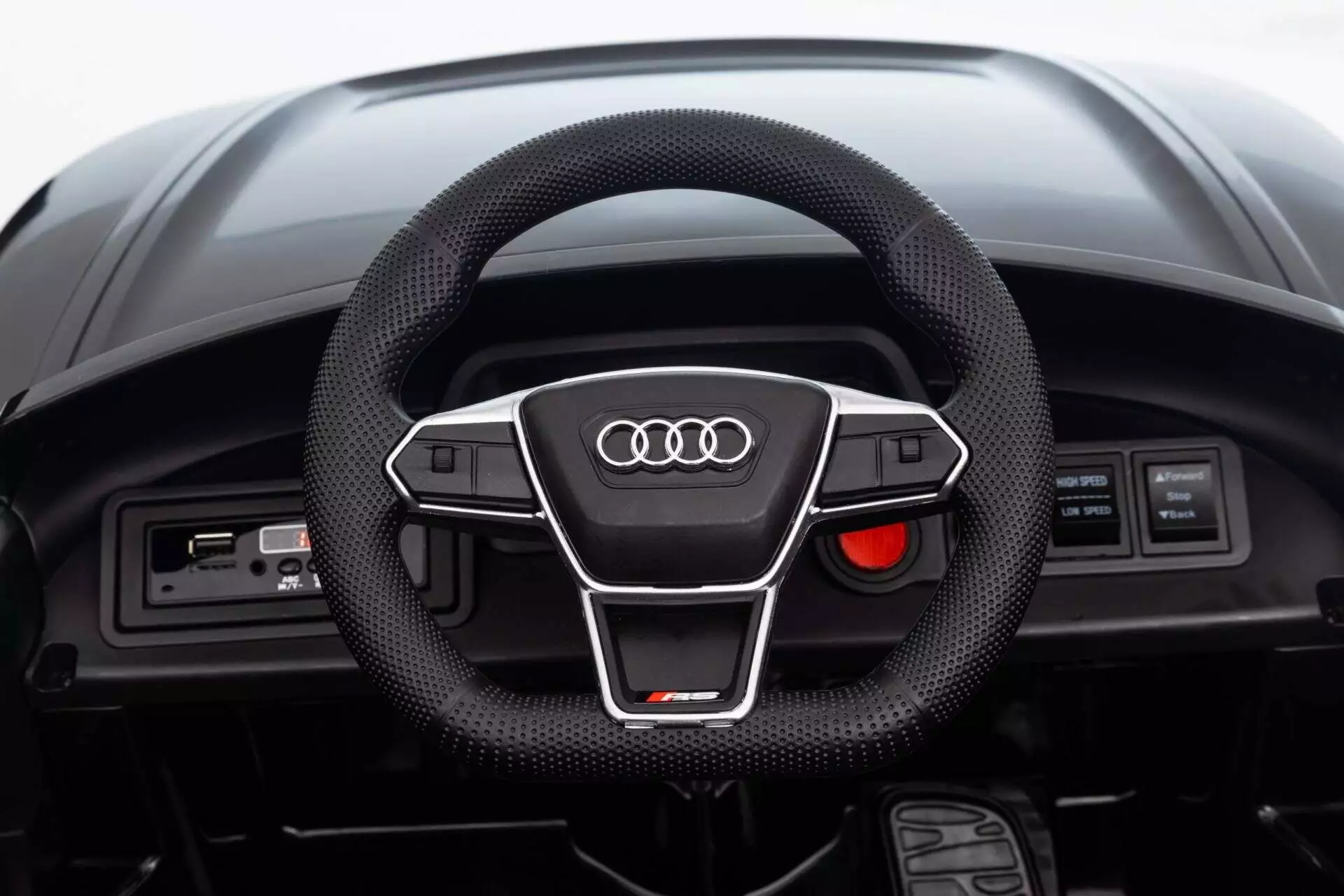 Licensed ride-on car for children Audi E-tron GT 60W 12V, black [9]