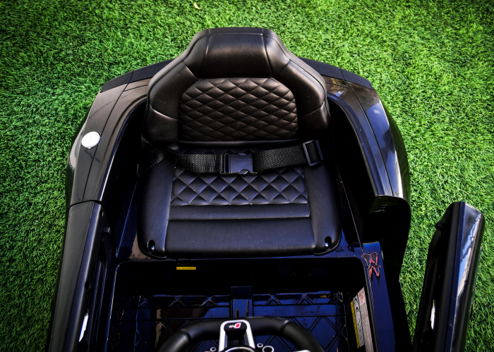 Masinuta electrica cu licenta Audi R8 Spyder 60W 12V, Bluetooth, negru [14]