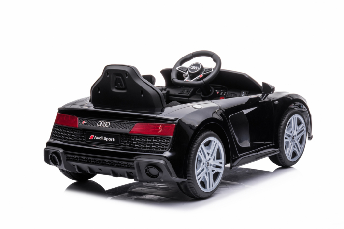 Masinuta electrica cu licenta Audi R8 Spyder 60W 12V, Bluetooth, negru [12]