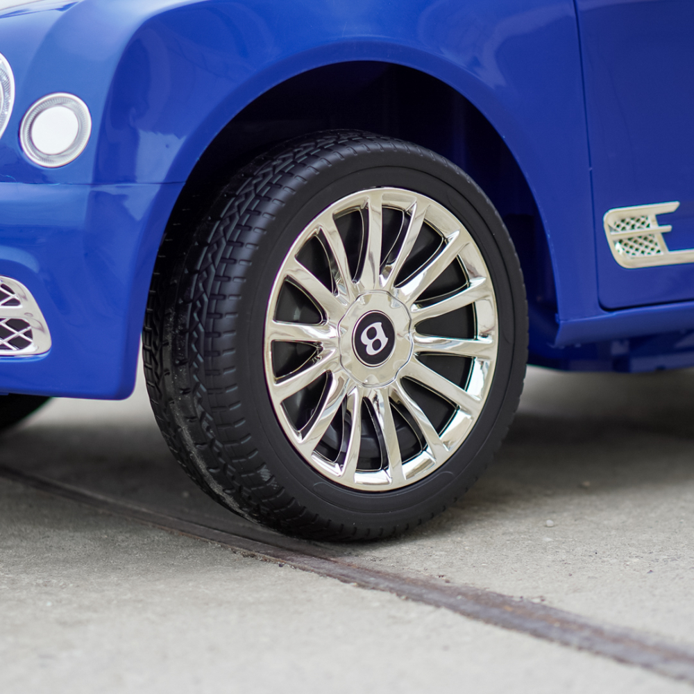 Masinuta electrica pentru copii Bentley Mulsanne, 90W, echipare premium, albastru [10]