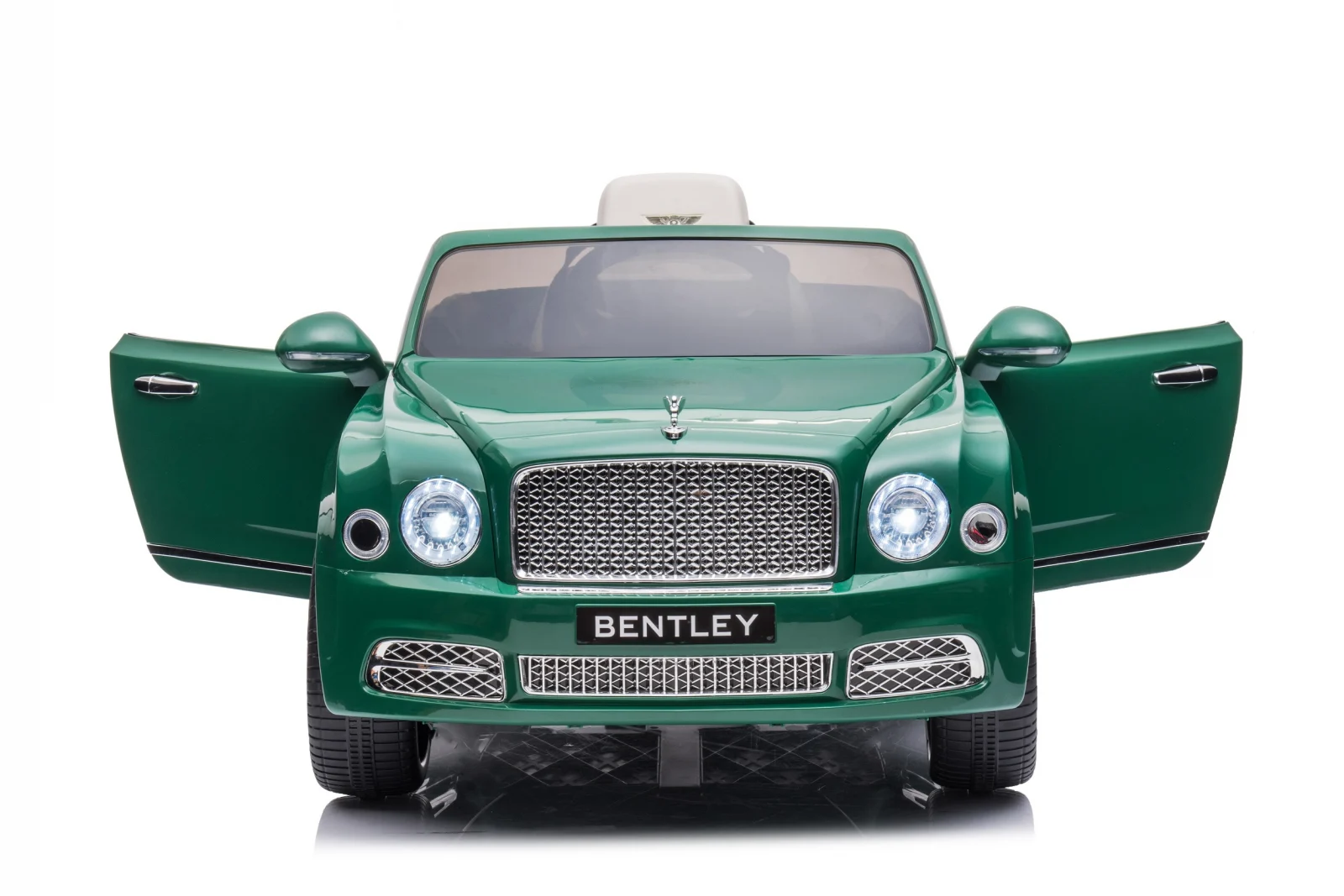 Masinuta electrica pentru copii Bentley Mulsanne, 90W, echipare premium, verde [26]