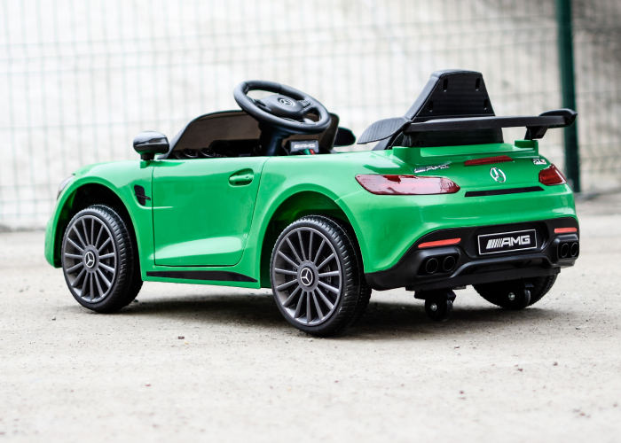 Masinuta electrica pentru copii cu licenta Mercedes-Benz AMG GT-R, 50W 12V, verde [11]