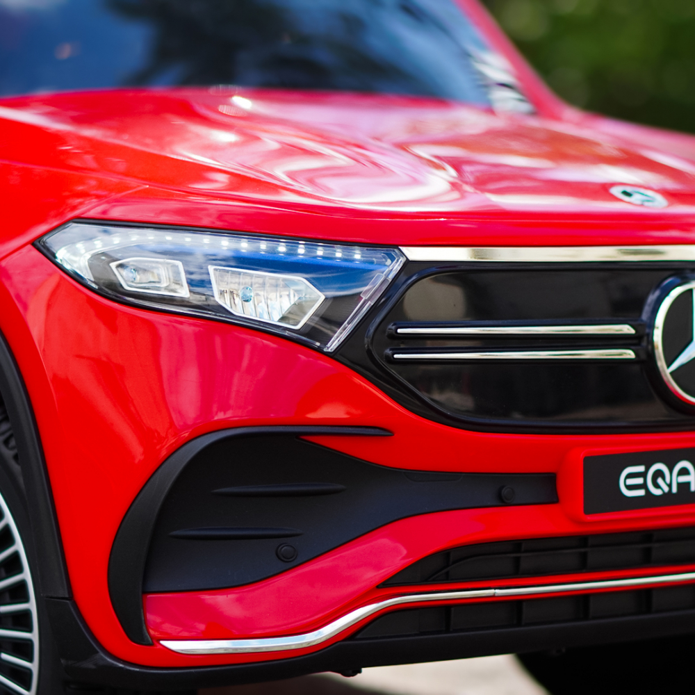 Licensed ride-on car for children Mercedes EQA, 4x4, 140W 12V premium, red [12]