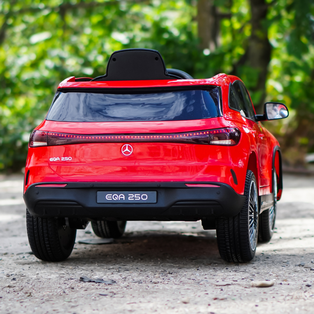 Licensed ride-on car for children Mercedes EQA, 4x4, 140W 12V premium, red [8]