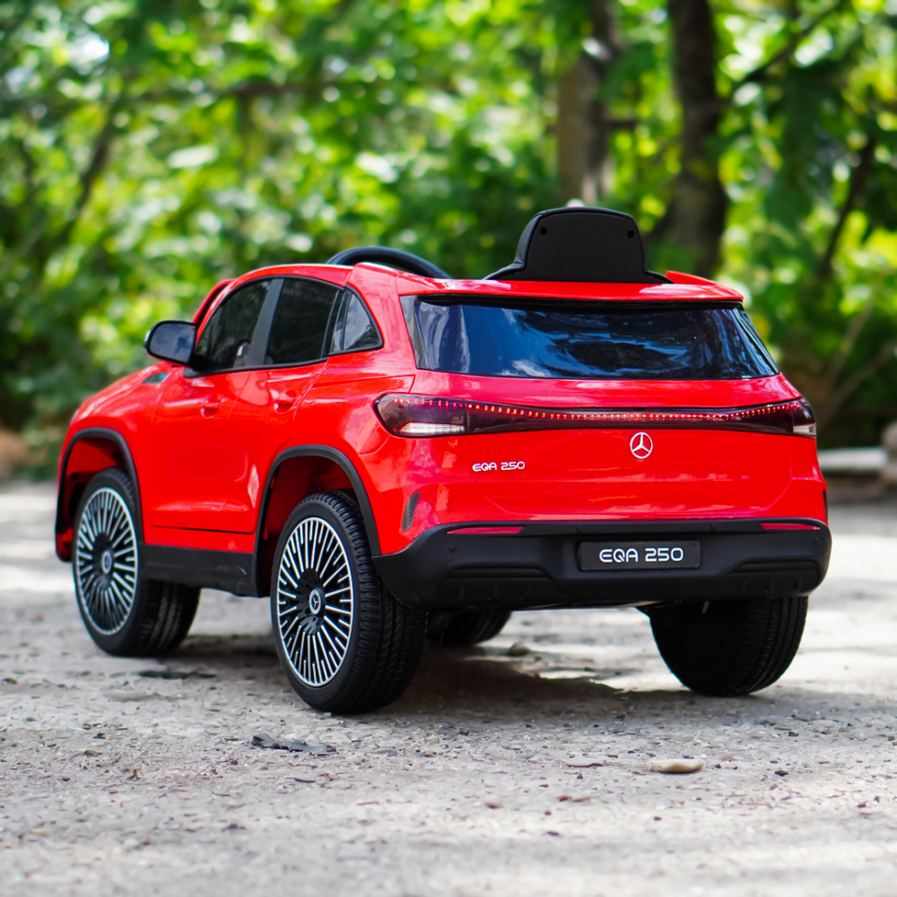Licensed ride-on car for children Mercedes EQA, 4x4, 140W 12V premium, red [7]
