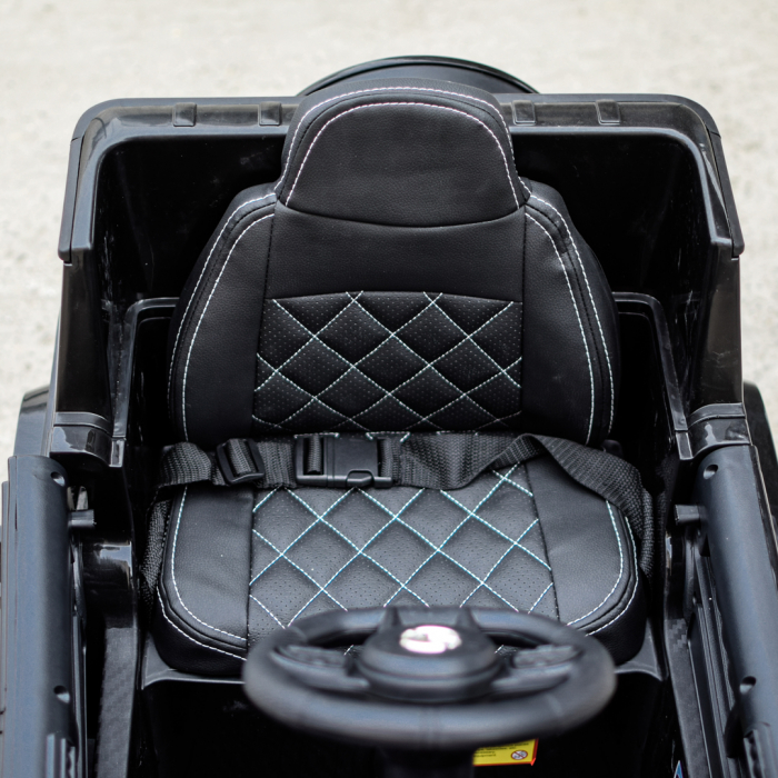 Masinuta electrica pentru copii cu licenta, Mercedes G63 AMG, 70W 12V, echipare premium, negru [14]