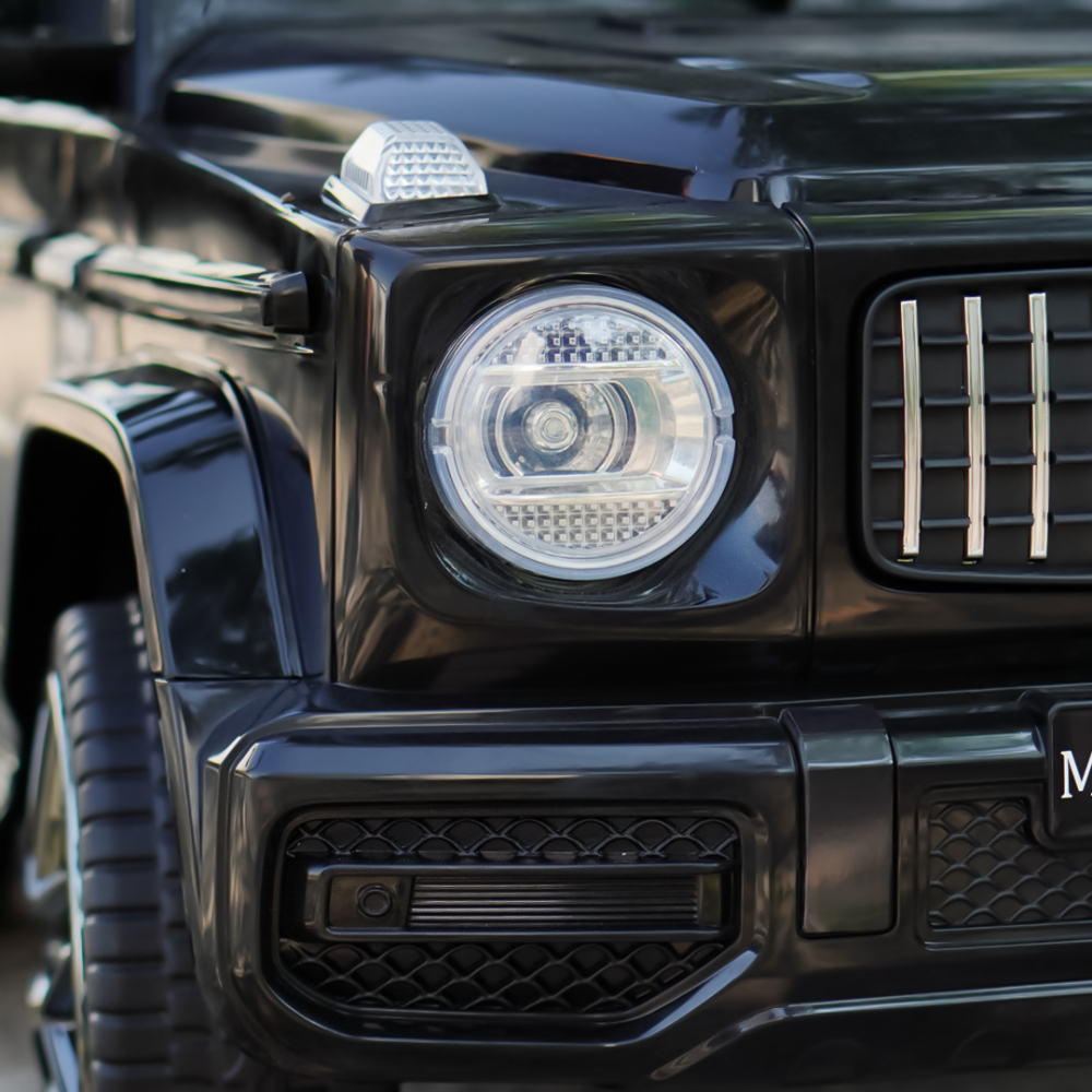 Masinuta electrica pentru copii cu licenta, Mercedes G63 AMG, 70W 12V, echipare premium, negru [12]