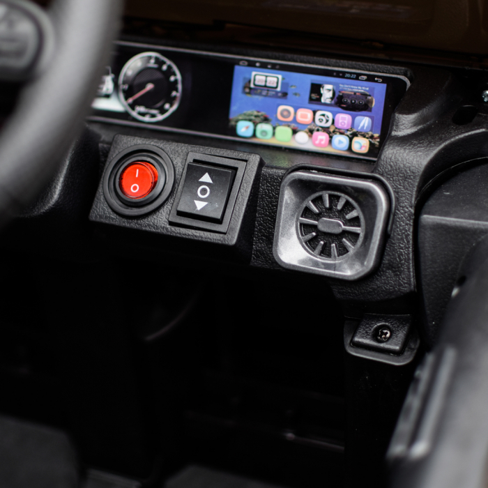 Masinuta electrica pentru copii cu licenta, Mercedes G63 AMG, 70W 12V, echipare premium, negru [15]