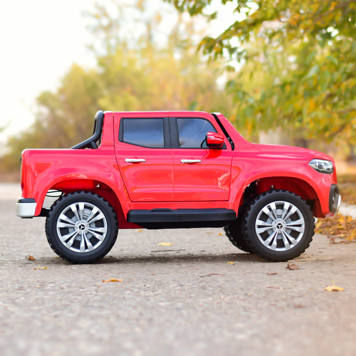 Licensed ride-on car for children Mercedes X-Class, 4x4, 180W, 12V-14Ah, premium, red [8]
