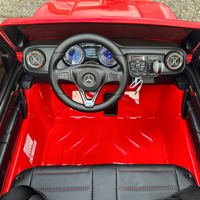Licensed ride-on car for children Mercedes X-Class, 4x4, 180W, 12V-14Ah, premium, red [11]
