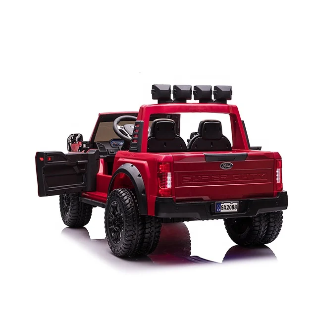 Ford Super Duty F450 24V Electric Ride-On Truck for Kids, 2-Seater, 300W, Premium Red Edition [6]