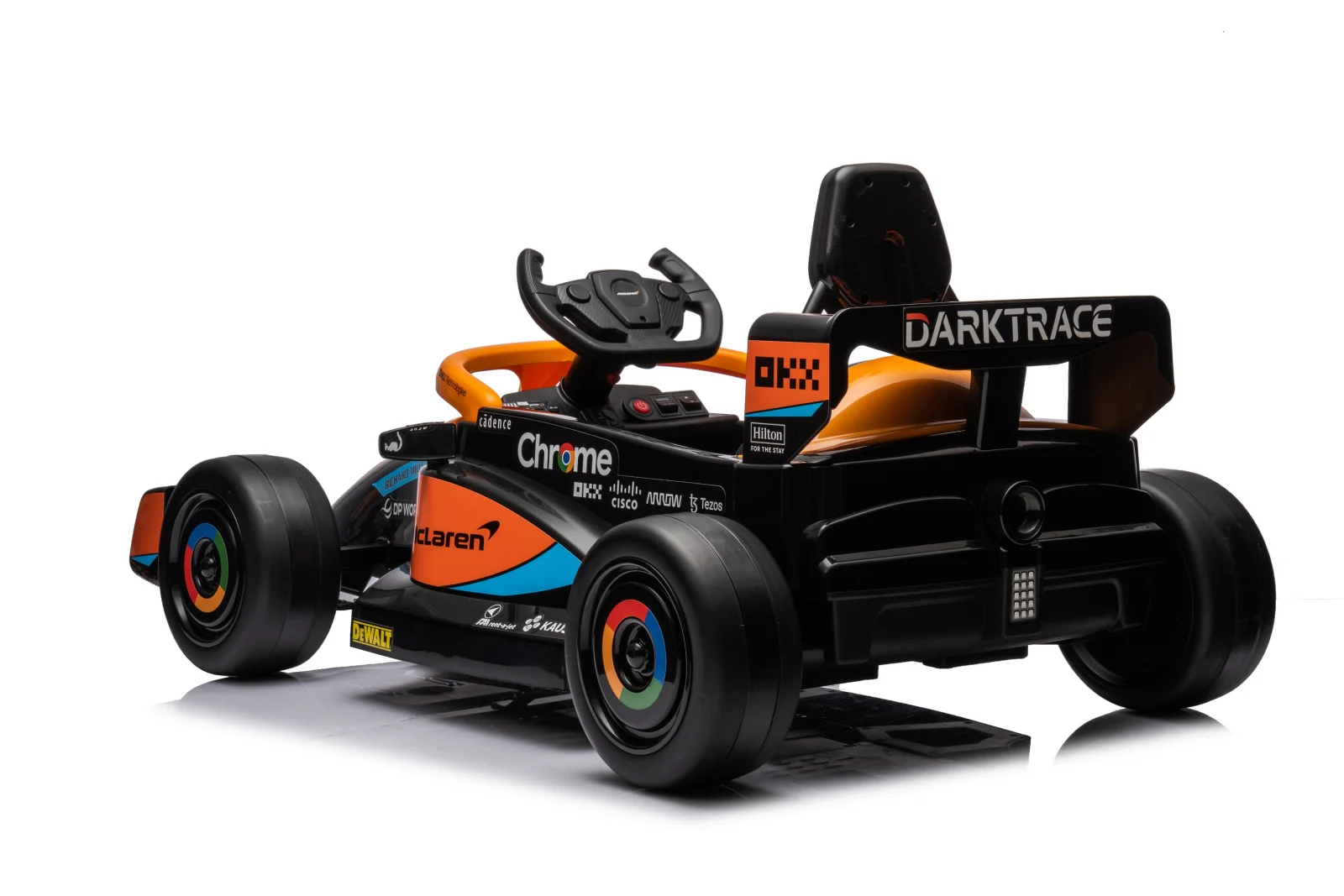 Masinuta electrica pentru copii, Formula 1 McLaren Racing, 70W, 12V, scaun tapitat, orange [22]