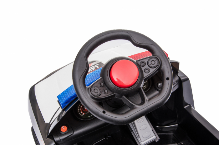 Electric car for children BJ9958A 30W 6V Police #Black & White [6]