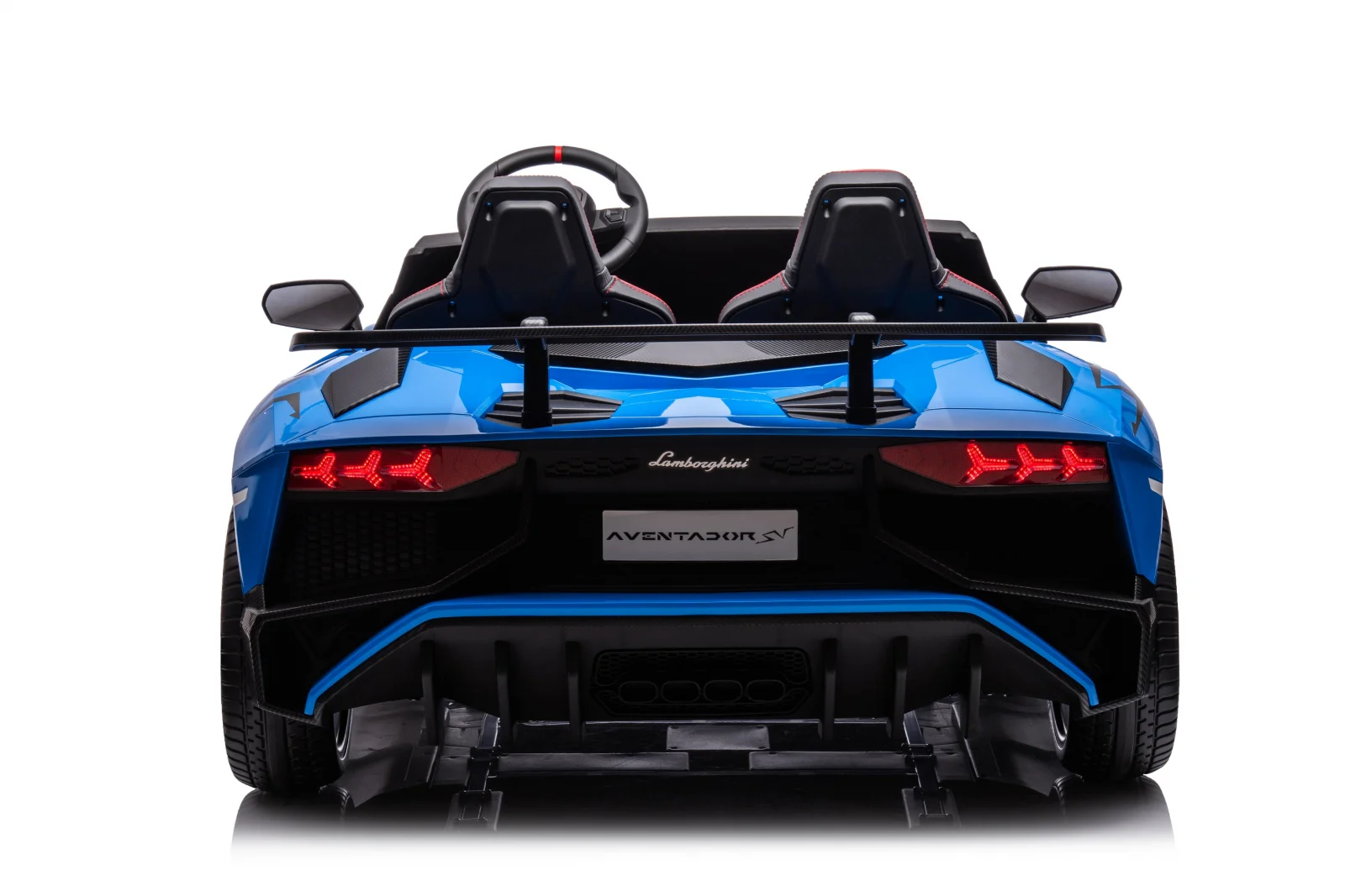 Licensed electric ride-on car for children, Lamborghini Aventador SV 300W, 3-15 years, 24V, premium, blue [24]