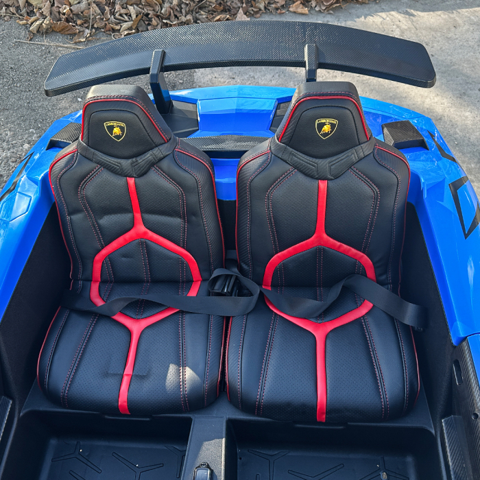 Licensed electric ride-on car for children, Lamborghini Aventador SV 300W, 3-15 years, 24V, premium, blue [17]