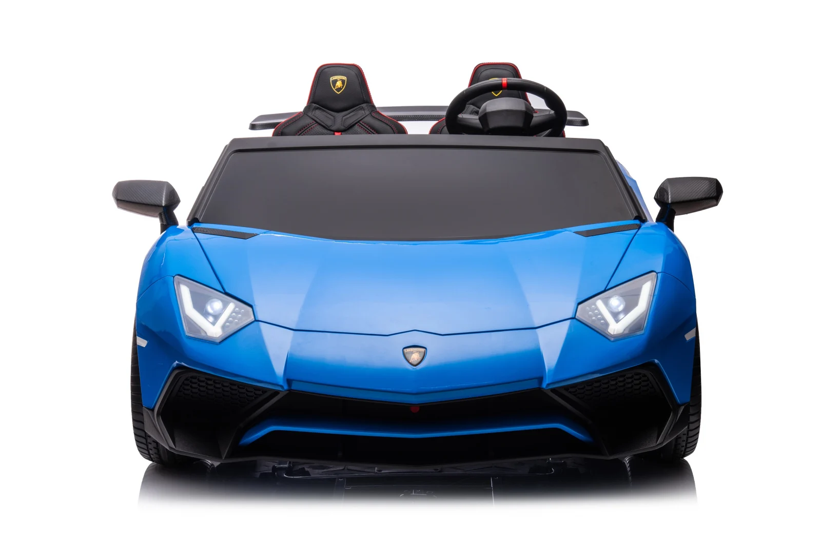 Licensed electric ride-on car for children, Lamborghini Aventador SV 300W, 3-15 years, 24V, premium, blue [21]