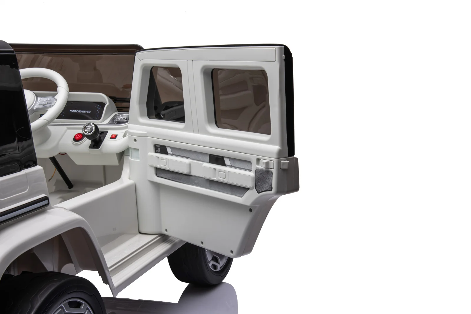 Ride-on car for children licensed Mercedes EQG, 140W, 12V 9Ah, Premium, white [7]