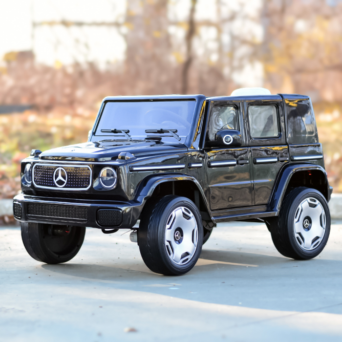 Ride-on car for children licensed Mercedes EQG, 140W, 12V 9Ah, Premium, black [5]