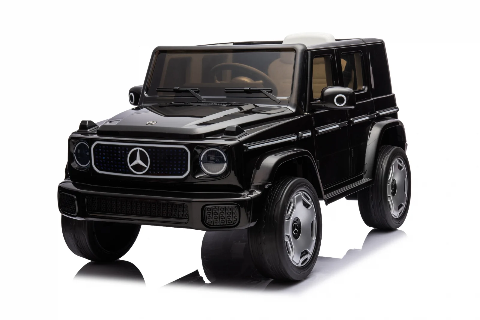 Ride-on car for children licensed Mercedes EQG, 140W, 12V 9Ah, Premium, black [24]