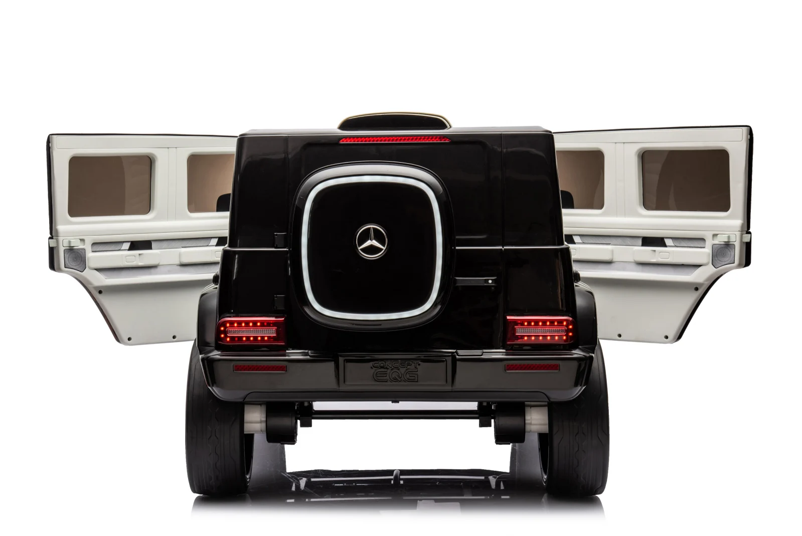 Ride-on car for children licensed Mercedes EQG, 140W, 12V 9Ah, Premium, black [25]