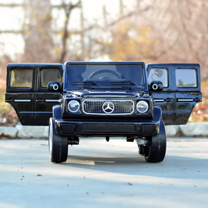 Ride-on car for children licensed Mercedes EQG, 140W, 12V 9Ah, Premium, black [10]